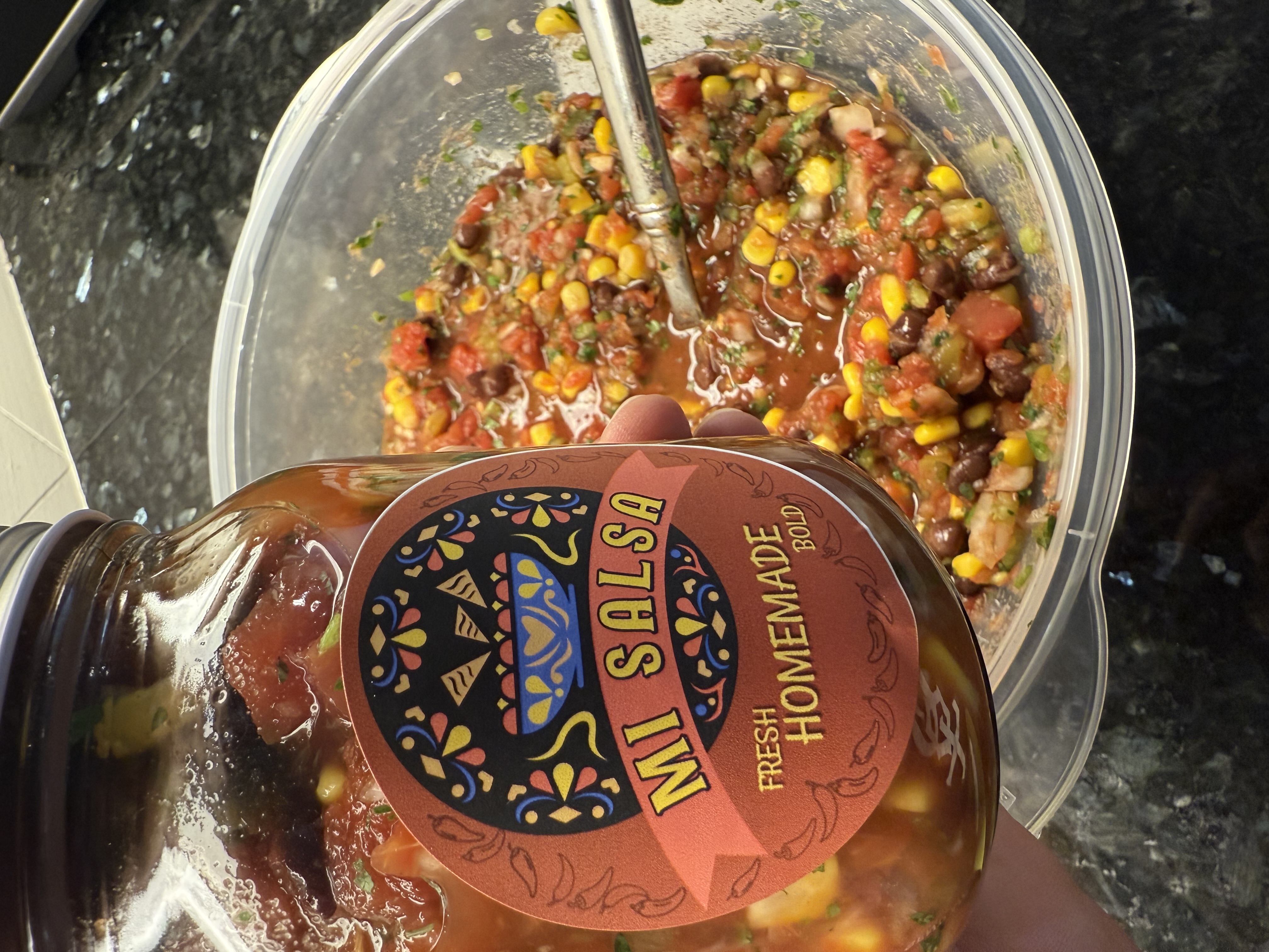 Jalapeño Serrano salsa